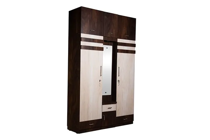 VIVDeal The Jungle Light & Dark Wardrobe Attached Dressing Table